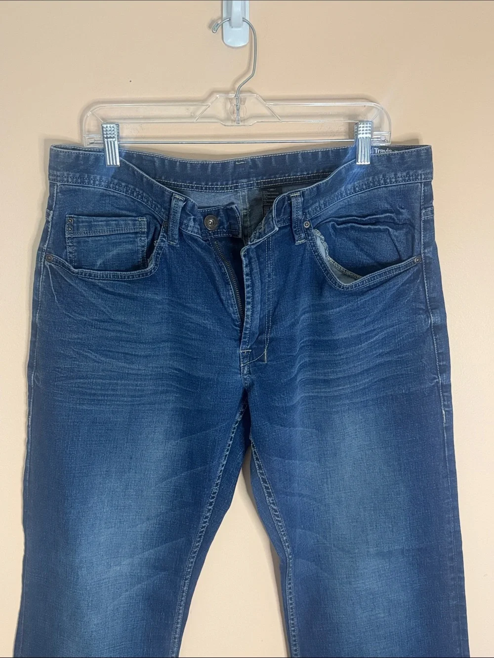 Buffalo David Bitton Men's Blue Straight Leg Jeans